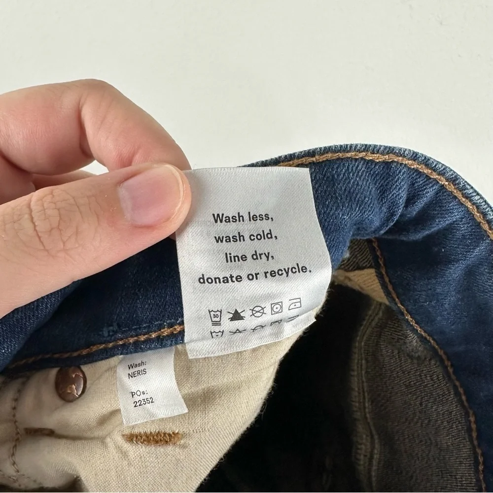 Reformation Neris Medium Wash Harper High Rise Skinny Jeans Size 28